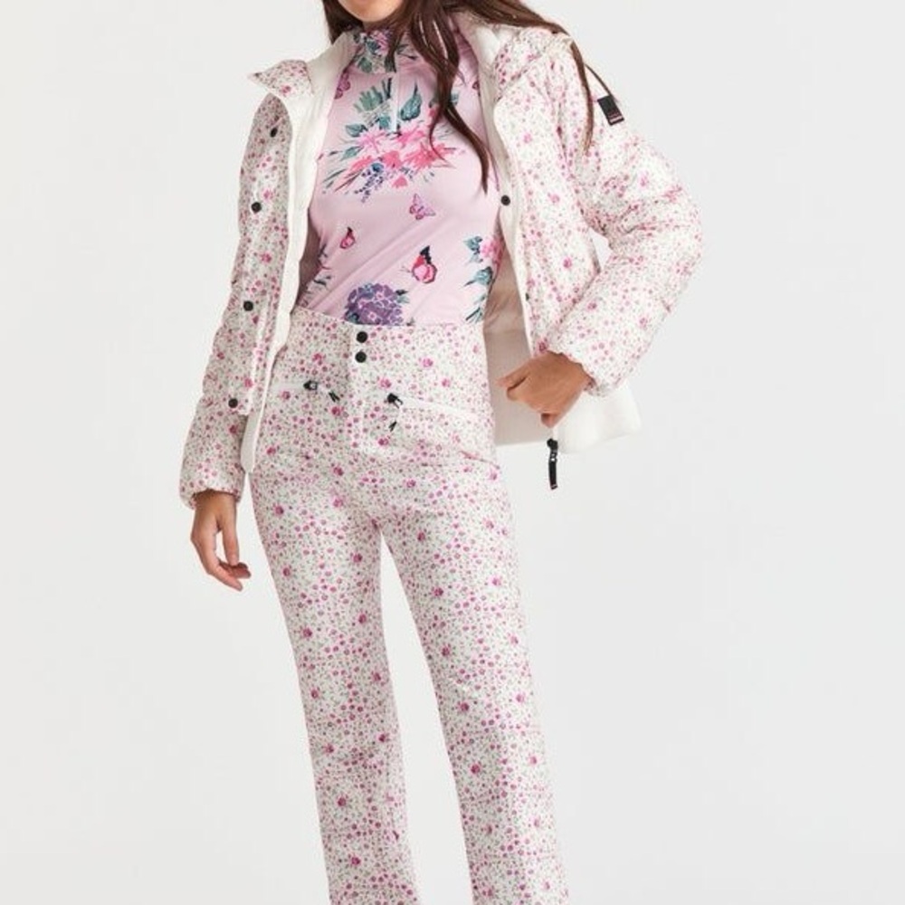 Loveshackfancy fire and ice ski suit